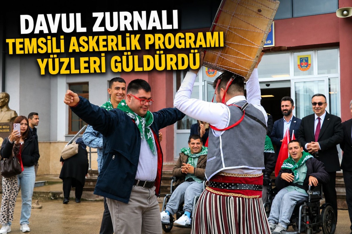 Gerze’de Özel Gereksinimli Bireyler İçin Unutulmaz Temsili Askerlik Günü 