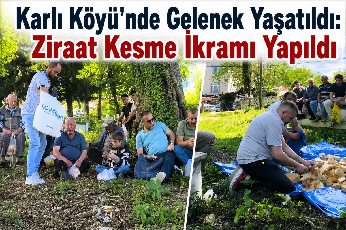 Karlı Köyü’nde Asırlık “Ziraat Kesme” Geleneği Yaşatıldı