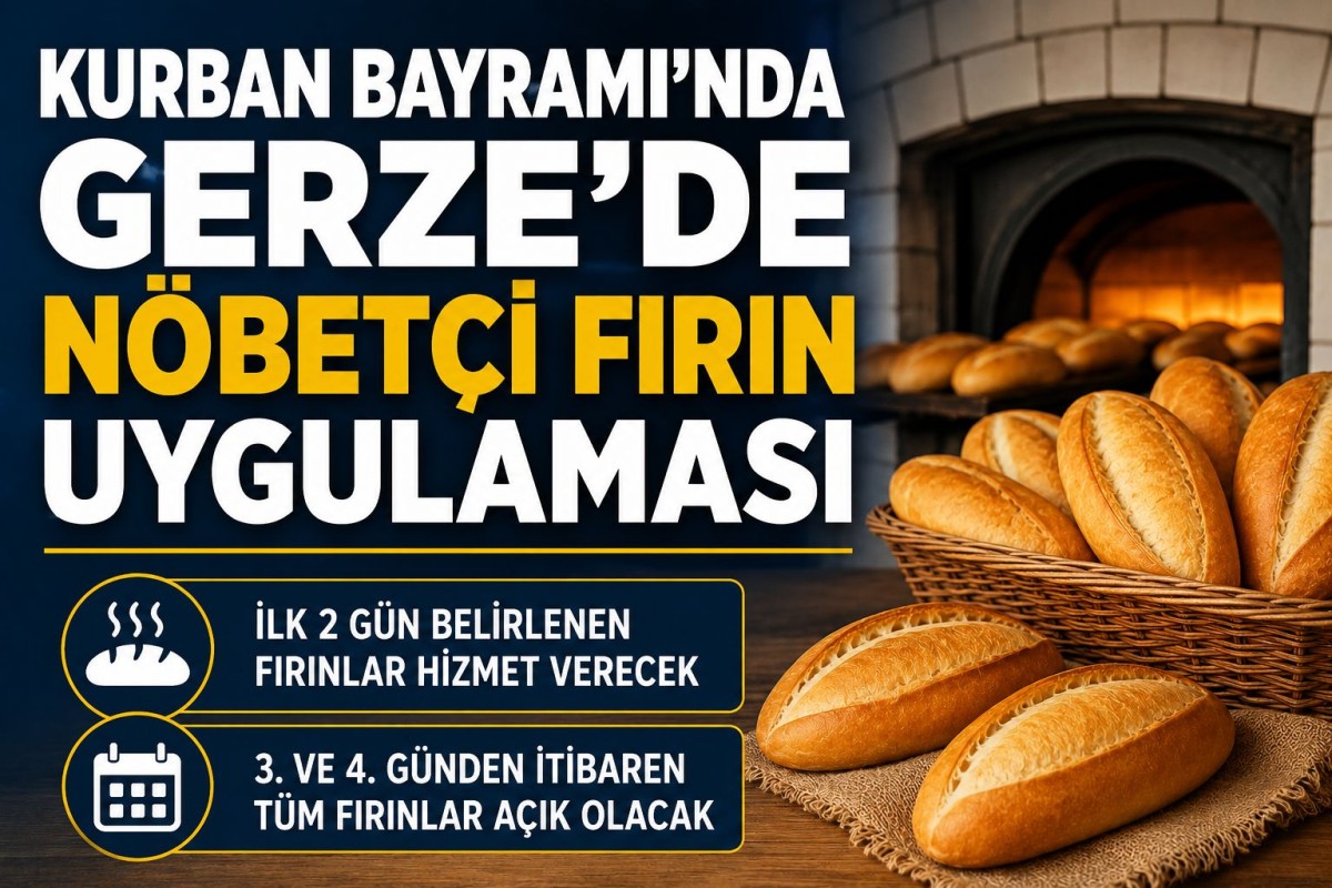 Kurban Bayramı’nda Gerze’de Nöbetçi Fırınlar