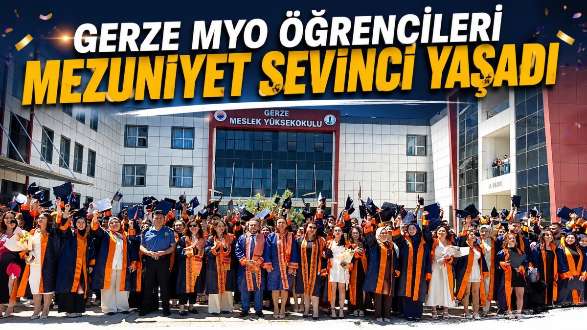 Gerze MYO’da Mezuniyet Coşkusu