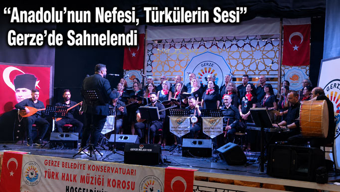 Gerze’de Türk Halk Müziği Konseri Düzenlendi