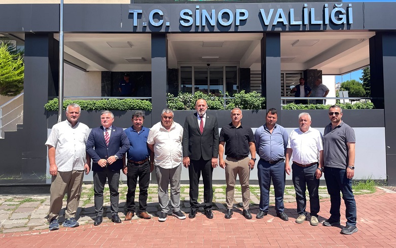 Türkiye Muhtarlar Konfederasyonu Genel Başkanı Delibalta Sinop'ta