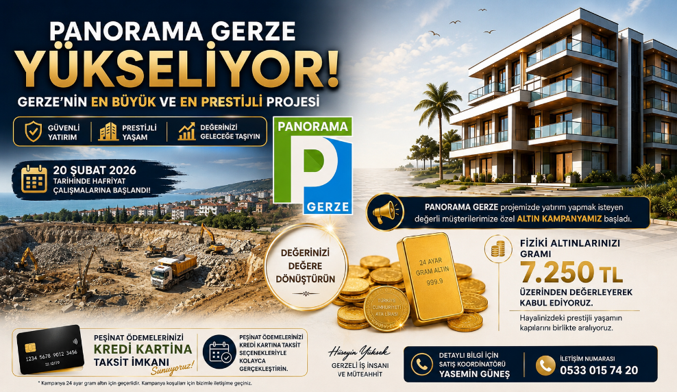 Altınınızı Değere Dönüştüren Proje: Panorama Gerze