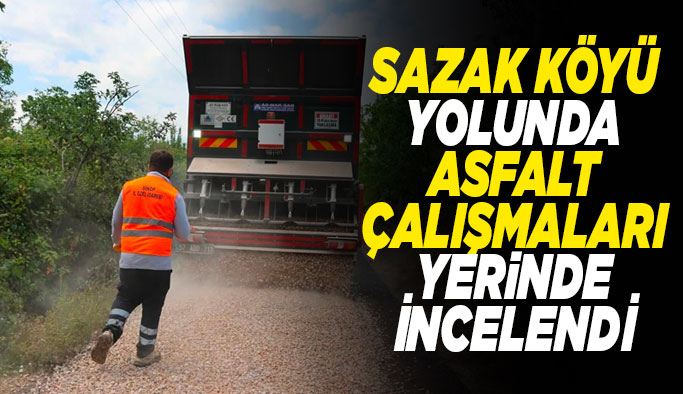 Gerze Köy Yollarında Asfalt Çalışmaları Sürüyor