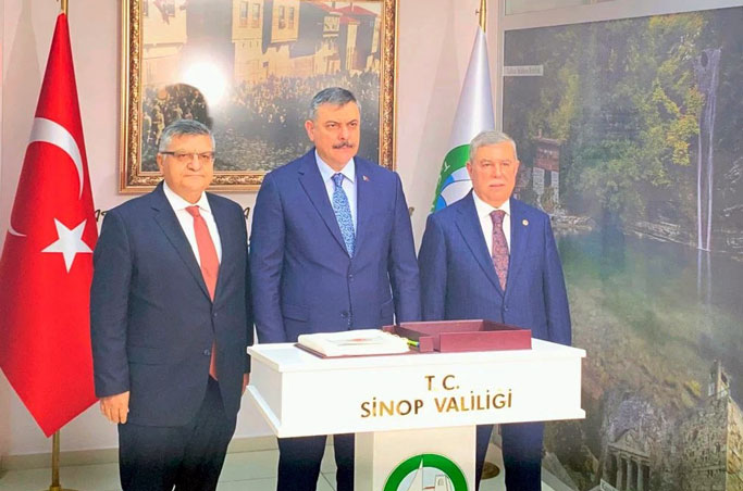 İçişleri Bakanı Mustafa Çiftçi Resmi Programlar İçin Sinop'ta
