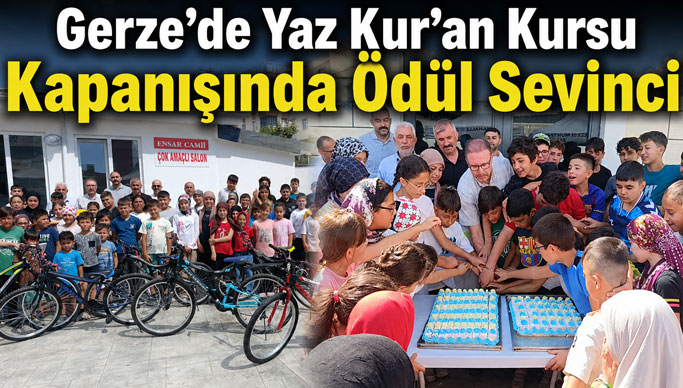 Gerze’de Yaz Kur’an Kursu Kapanış Programı Düzenlendi