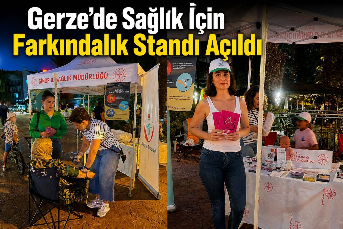 Gerze İlçe Sağlık Müdürlüğü’nden Halk Sağlığı Haftası’nda farkındalık çalışması