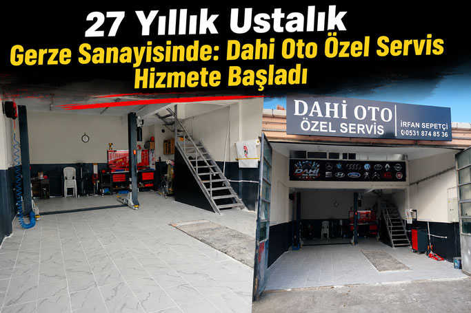 Gerze Sanayisine Yeni Oto Servis: 27 Yıllık Tecrübe Artık Gerze’de
