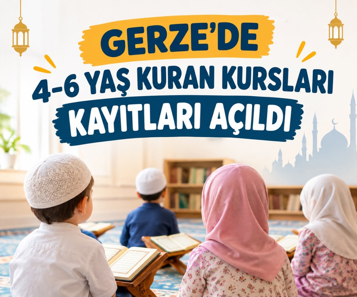 Gerze’de 4-6 Yaş Kur’an Kurslarında Kayıtlar Başladı