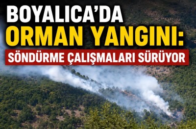 Derecuma' da yangın